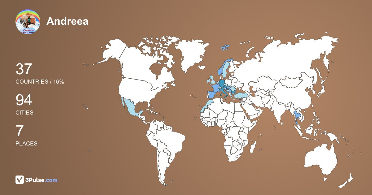 Изображение Карты путешествий Andreea As