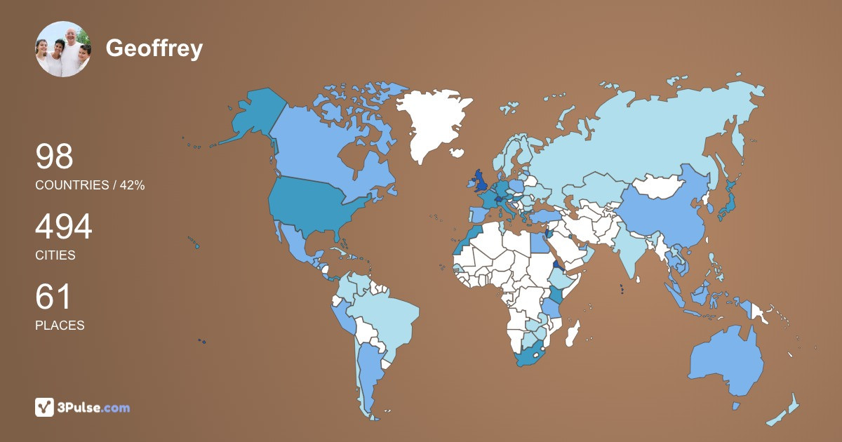 Изображение Карты путешествий Geoffrey Weill