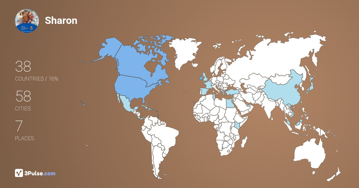 Изображение Карты путешествий Sharon Dunne