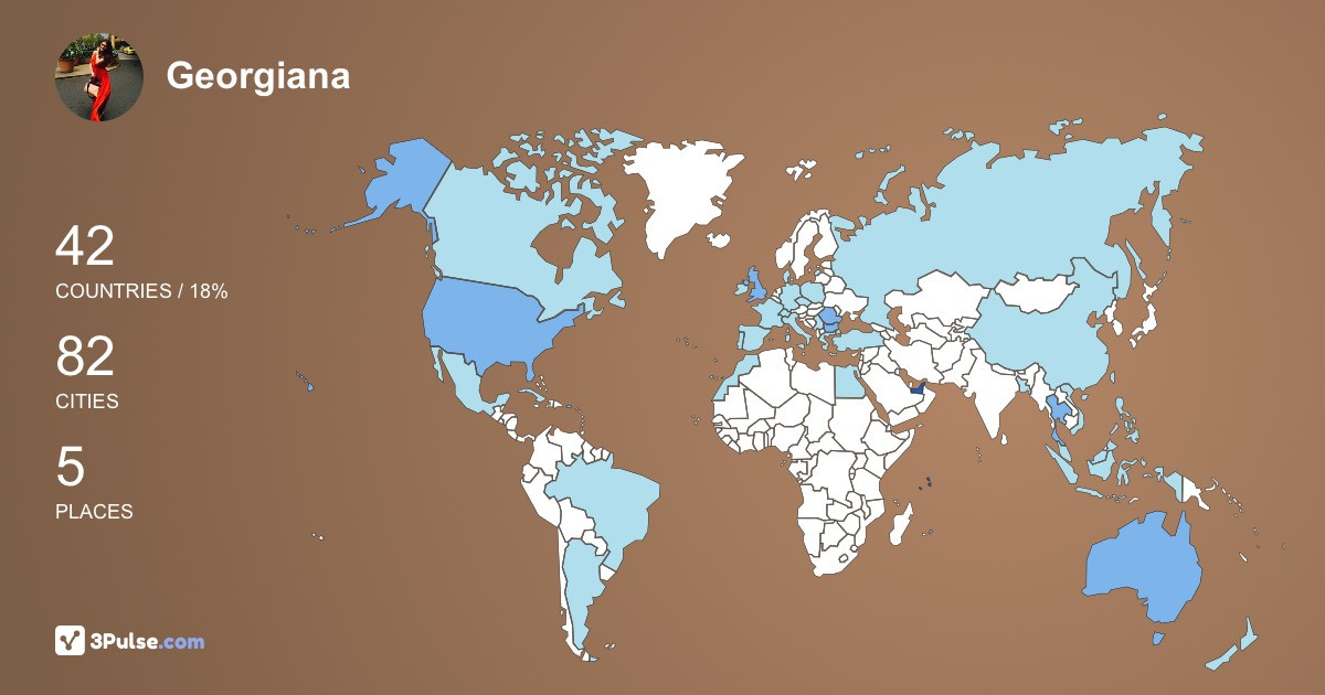 Изображение Карты путешествий Georgiana Munteanu