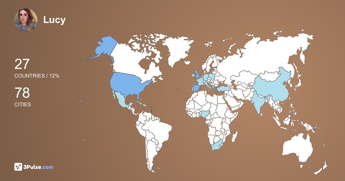 Изображение Карты путешествий Lucy Allsopp