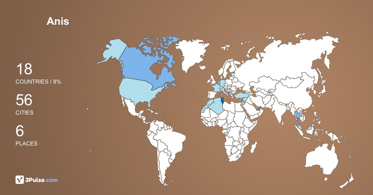 Изображение Карты путешествий Anis Letaief