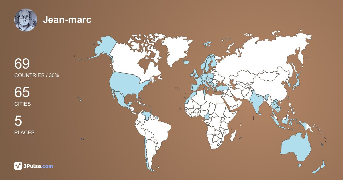Изображение Карты путешествий Jean-marc Estourns