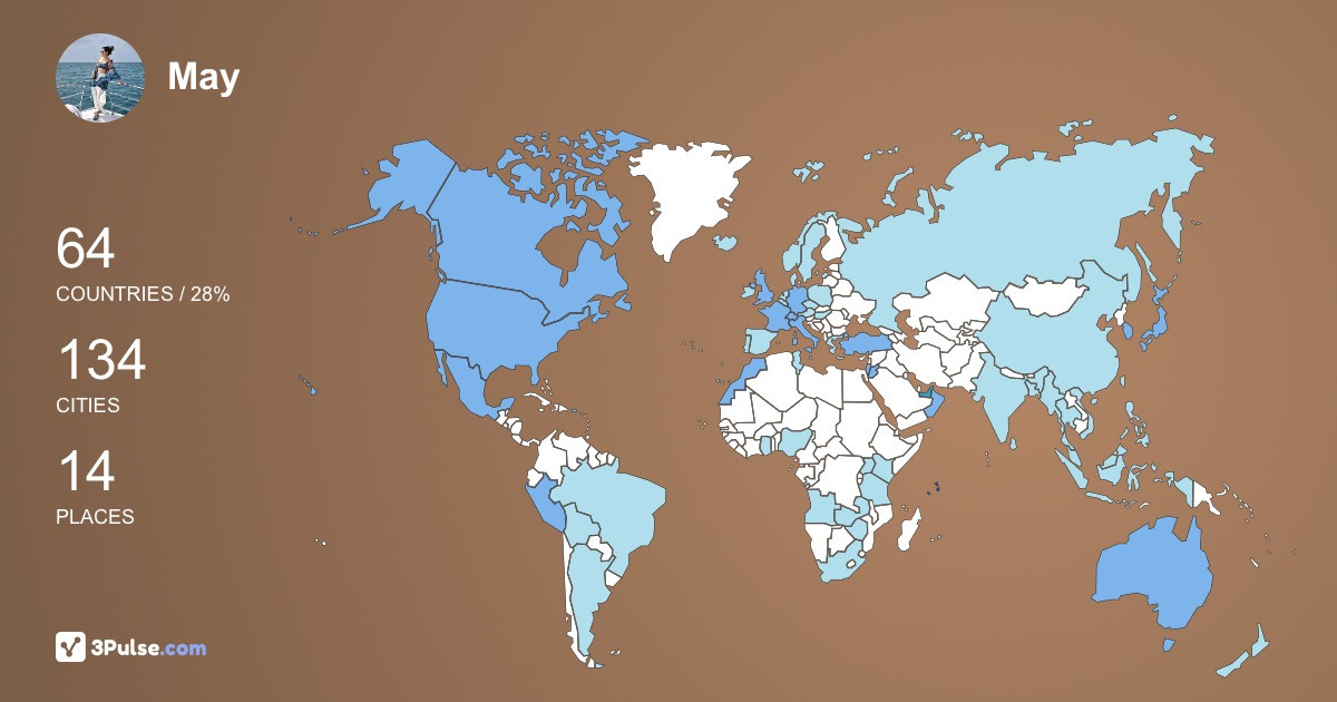 Изображение Карты путешествий May Chung