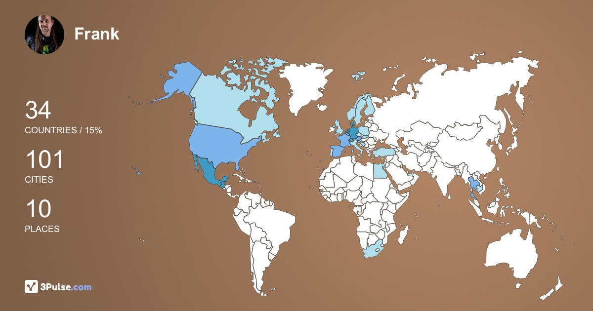 Изображение Карты путешествий Frank Fennel