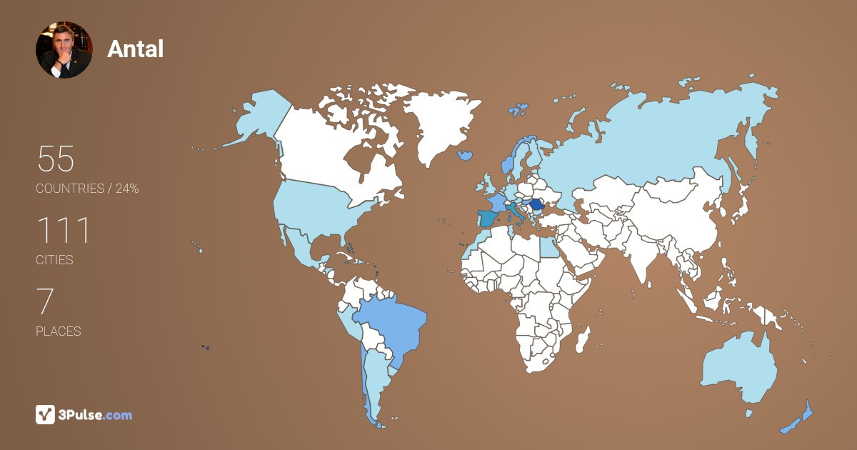 Изображение Карты путешествий Antal Robotin