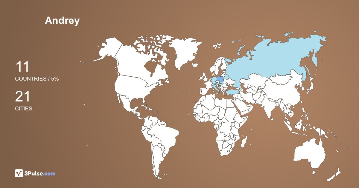 Изображение Карты путешествий Andrey Zaharchuk