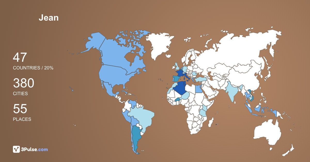 Изображение Карты путешествий Jean Dudouyt