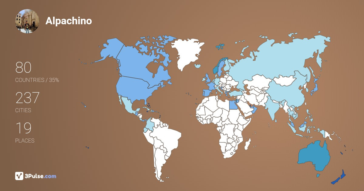 Изображение Карты путешествий Alpachino Tobias