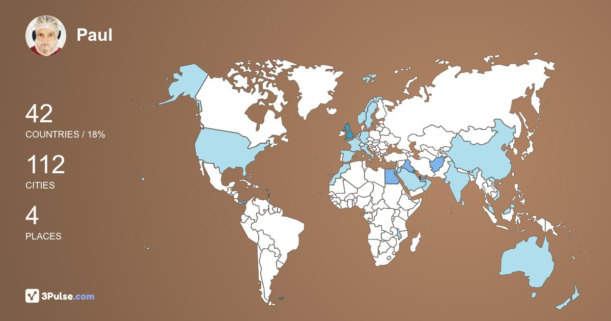 Изображение Карты путешествий Paul Punter