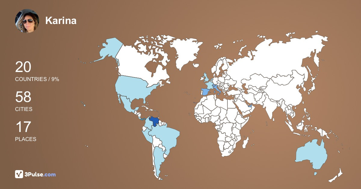 Изображение Карты путешествий Karina Delgado
