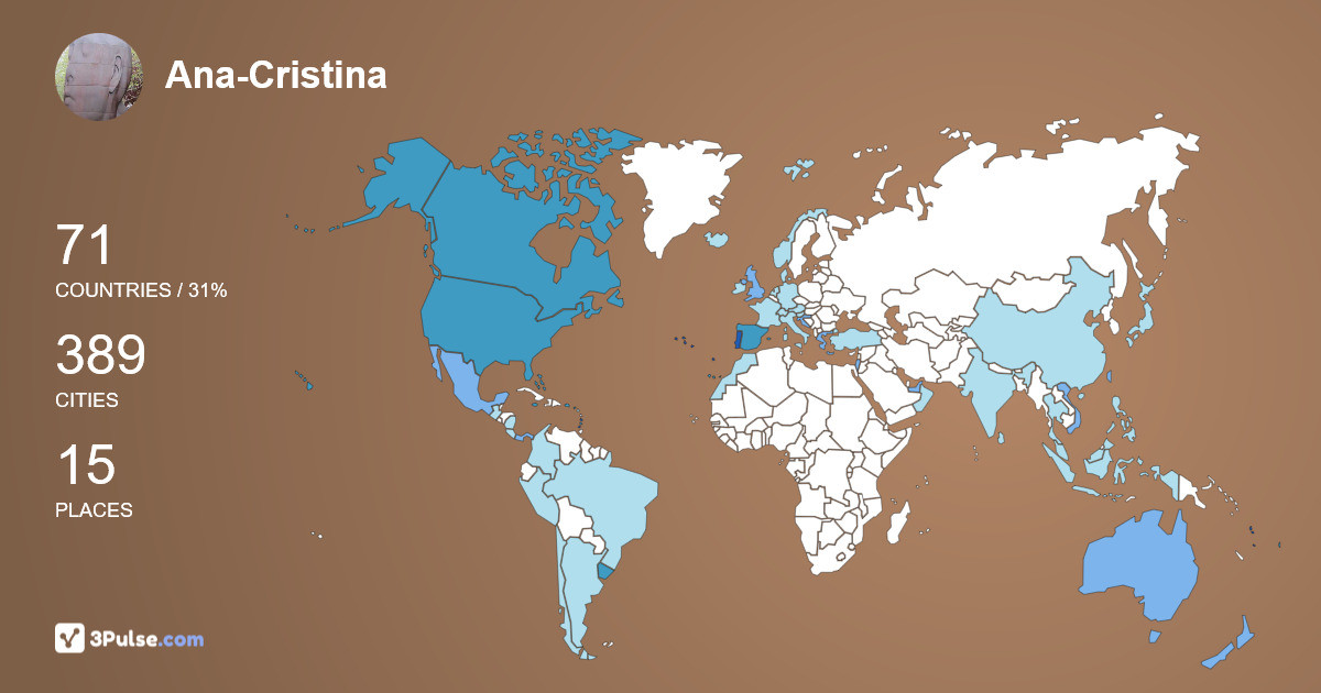 Изображение Карты путешествий Ana-Cristina Neto-Pereira