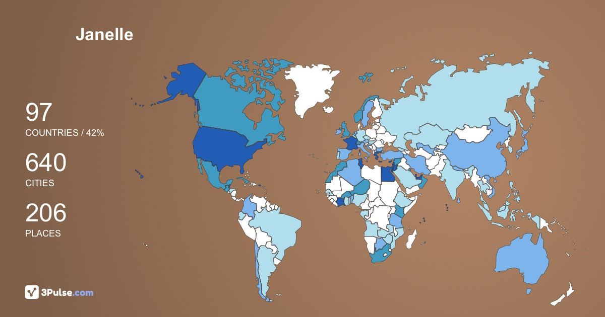 Изображение Карты путешествий Janelle Schwartz